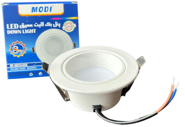 پنل بک لایت 8 وات SMD عمیق توکار مودی